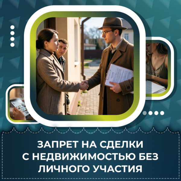 запрет на сделки с недвижимостью без участия